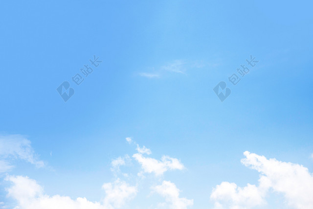 小清新天空海报背景