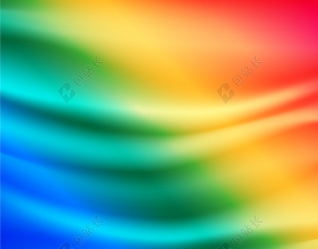 彩色五颜六色彩虹朦胧背景