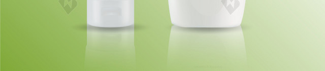 绿色清新白色乳液背景