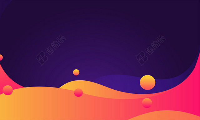 彩色炫彩促销活动BANNER背景