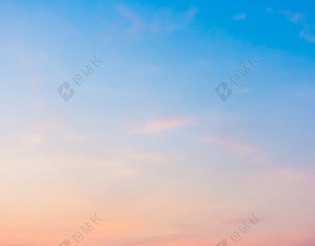 蓝色天空白云日照主图背景