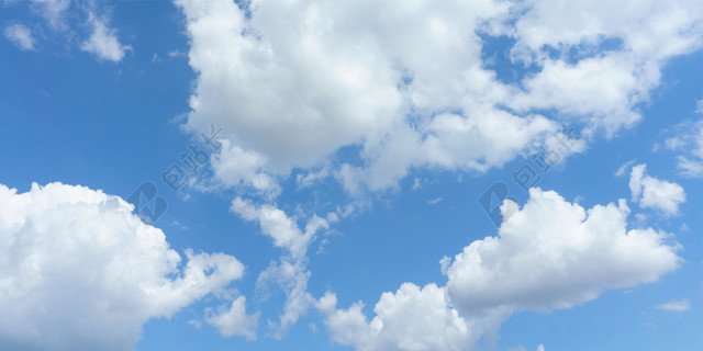 白云蓝天空背景