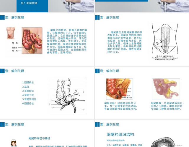 阑尾炎护理查房消化系统疾病讲解PPT模板