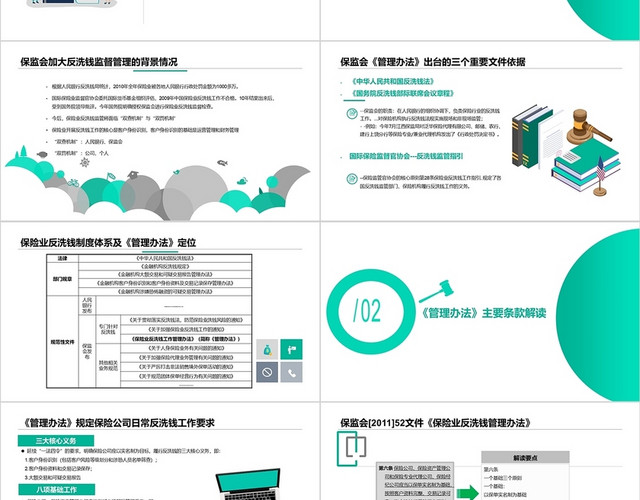 绿色商务保险业反洗钱管理办法宣导PPT