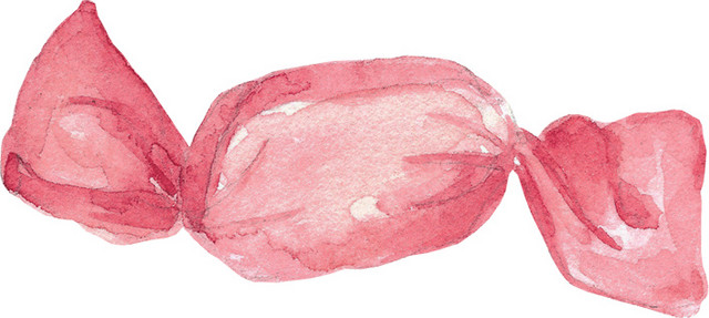 小清新水彩插画
