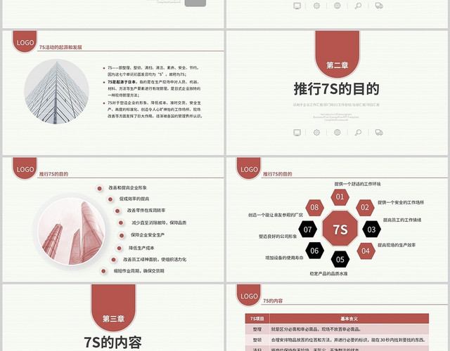 蓝色几何简约商务风现场7S管理培训企业管理PPT现场7S管理培训(2)