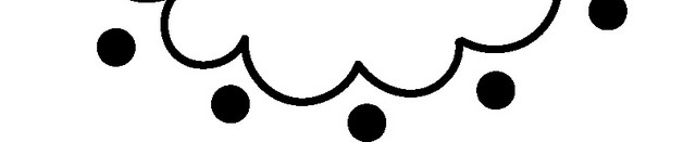 手绘黑色卡通信封免抠素材