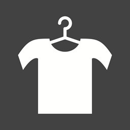 简约衣服架子黑色背景素材