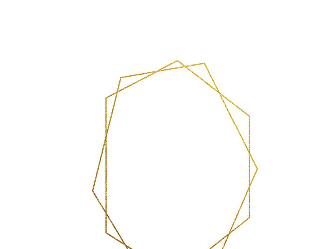 重叠的六边形矢量元素