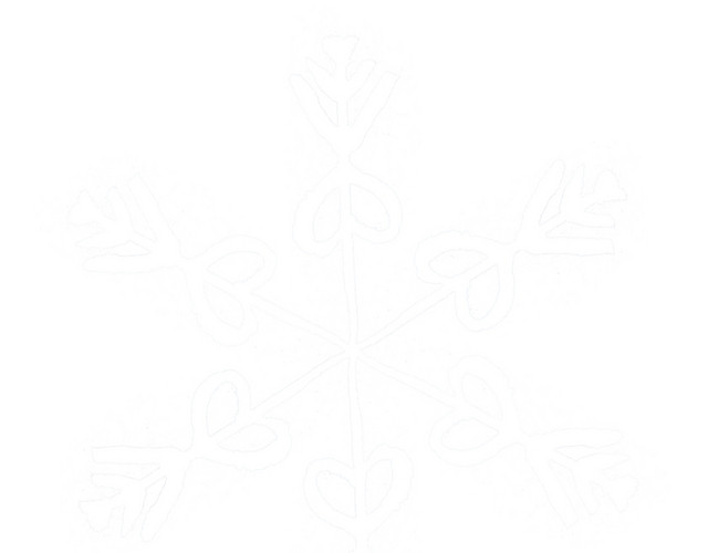 小清新白色雪花雪元素素材