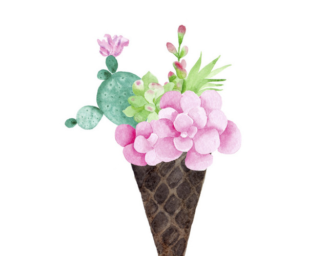 小清新唯美紫色鲜花素材