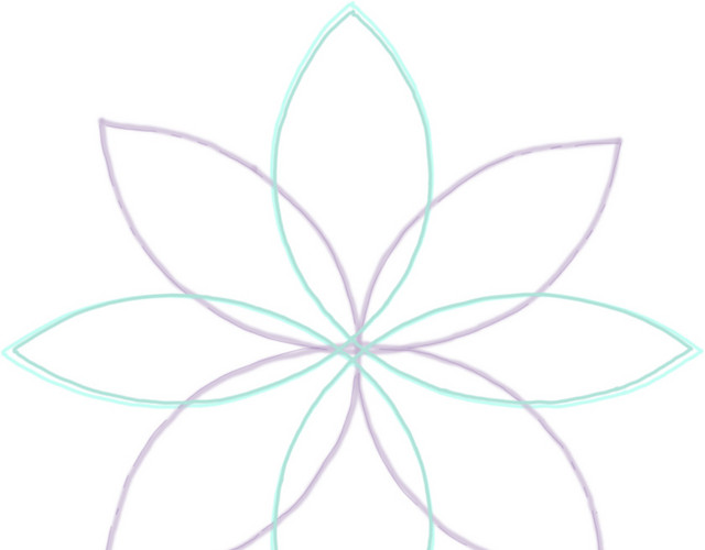 简洁线条花纹图案