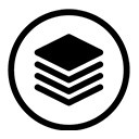 卡通简约黑色电子书架图标