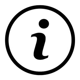 卡通简约黑色详细信息图标