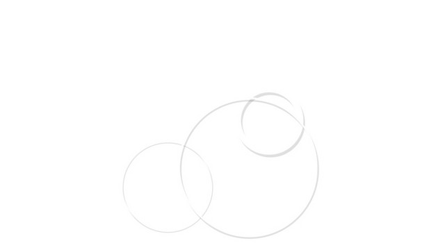 白色圆圈小标图免抠素材