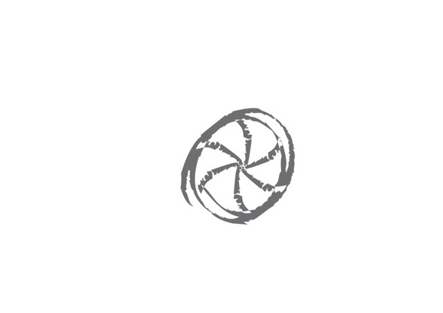 黑色简约轮子矢量素材