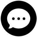 白色留言图标评论素材