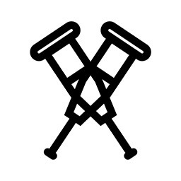 黑色卡通线条医疗针管扁平图标