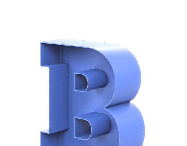 3D立体字母图标素材