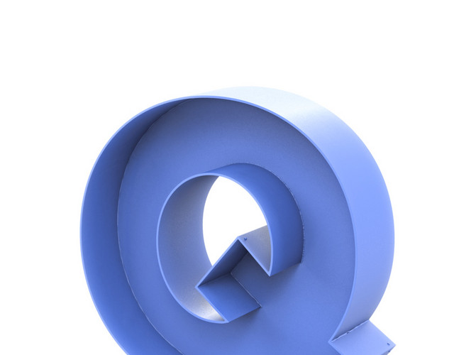 3D立体字母图标素材
