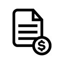金融文件矢量图标
