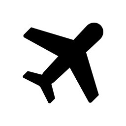 卡通航空飞机矢量图