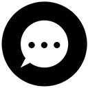消息黑色图标