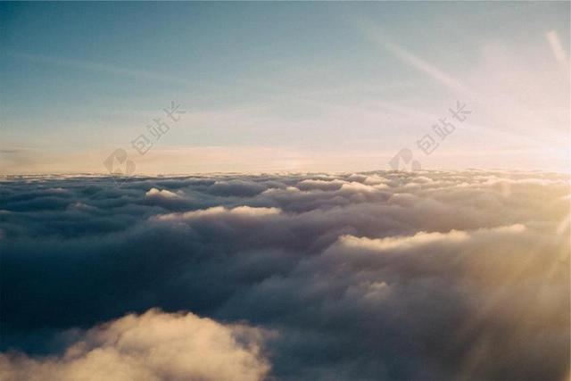 自然天空云层景色背景图片