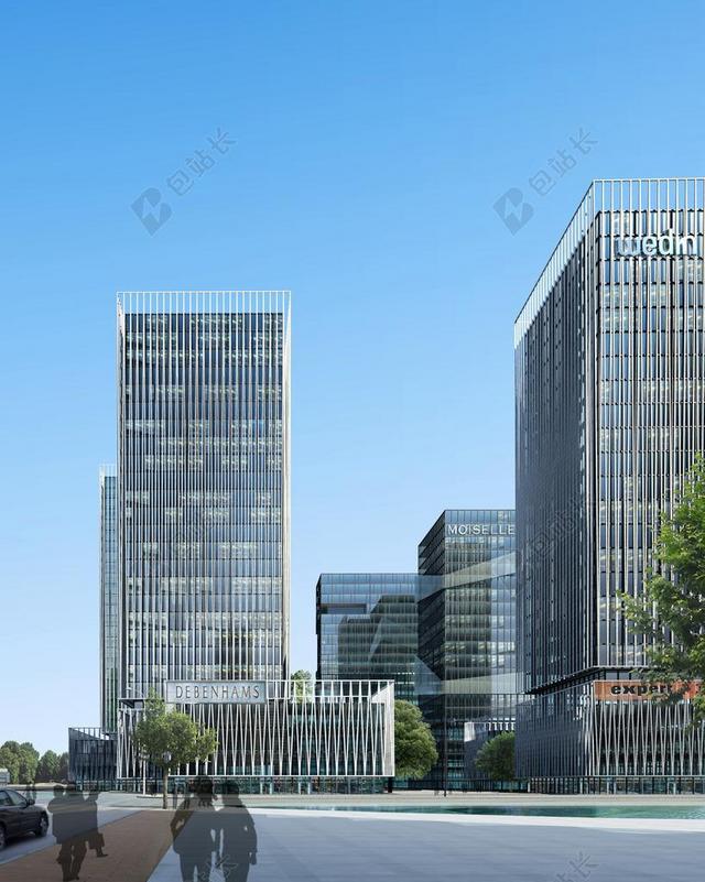办公大楼 别墅 呈现 可视化 架构 可视化三维 建筑可视化