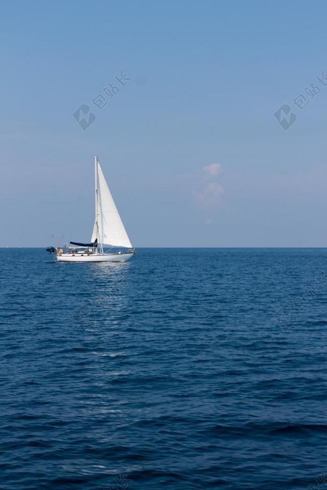 帆船 海 船舶 天空 蓝色 旅行 海洋 自然 船 水
