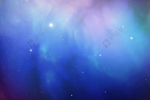 梦幻星空矢量素材