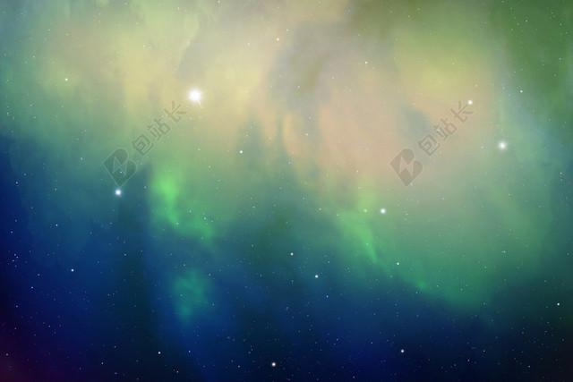 梦幻星空矢量素材