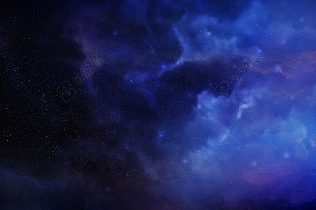 梦幻星空矢量素材