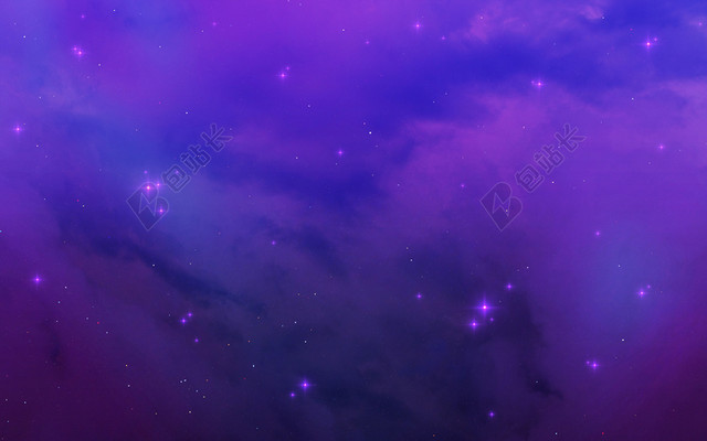 梦幻星空矢量素材