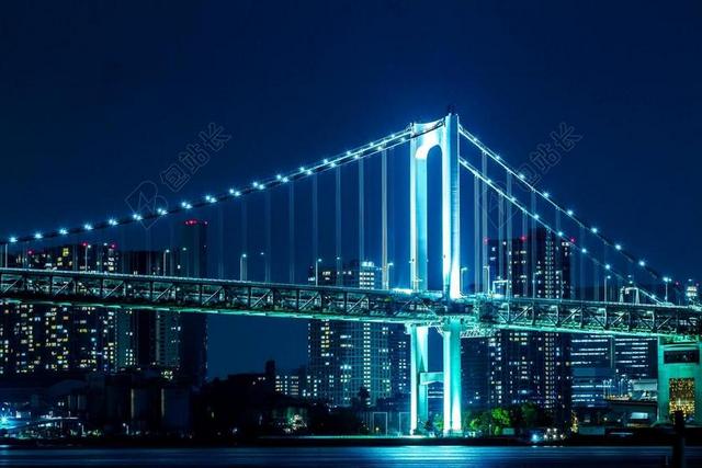 艺术时尚彩虹桥背景图片