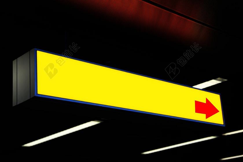 清新箭头指示牌背景图片