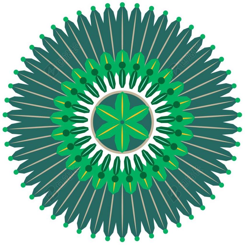 曼陀罗 几何 设计 模式 形状 万花筒 波希米亚