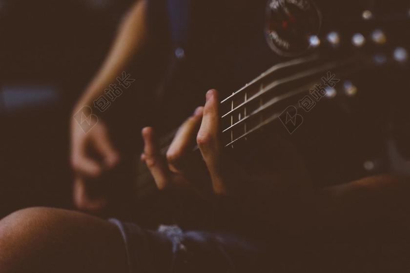 模糊 吉他 吉他手 音乐 乐器 音乐家 人 字符串的文书