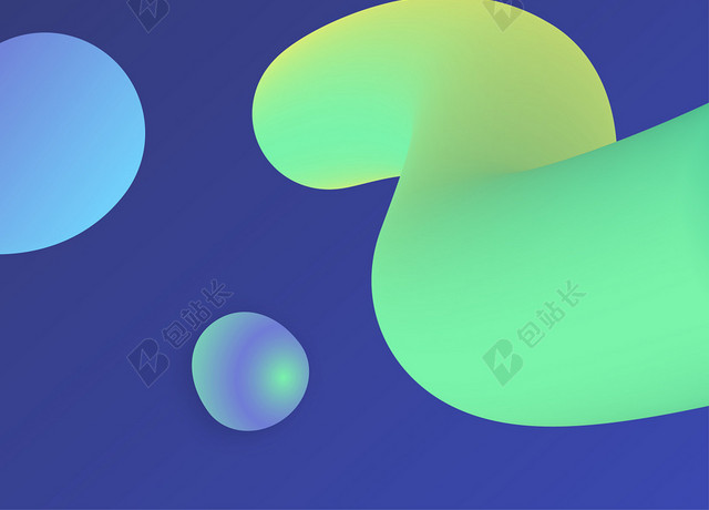 彩色流体渐变网页背景图