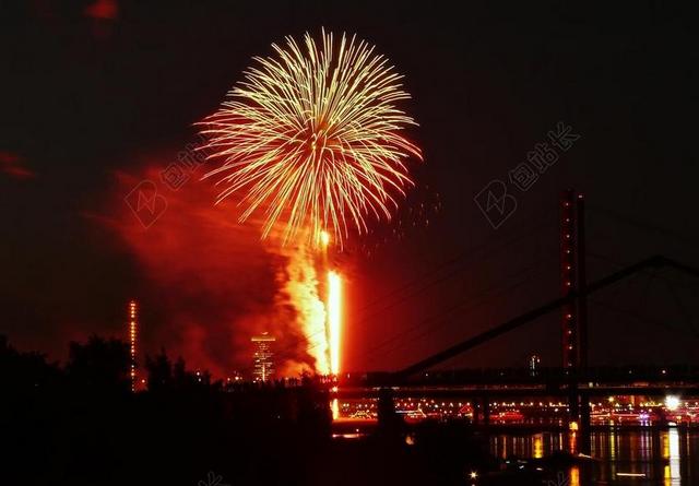 喜庆烟花爆竹背景图片
