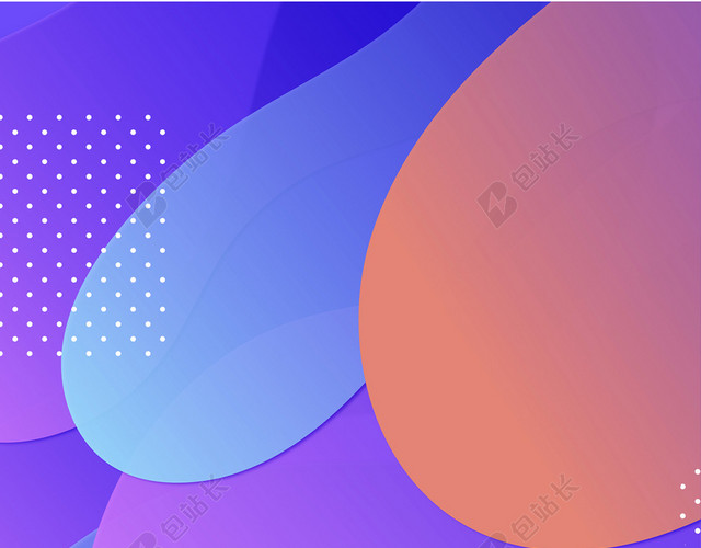 几何流体渐变网页矢量背景图