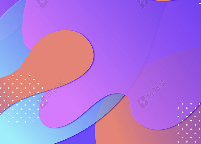 几何流体渐变网页矢量背景图
