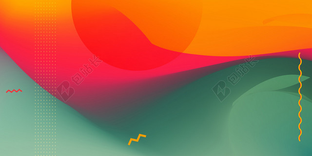 彩色渐变网页矢量背景图