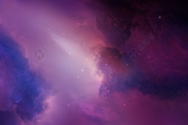梦幻星空矢量素材