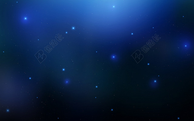梦幻星空矢量素材