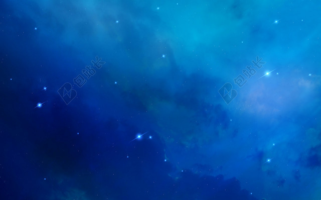 梦幻星空矢量素材