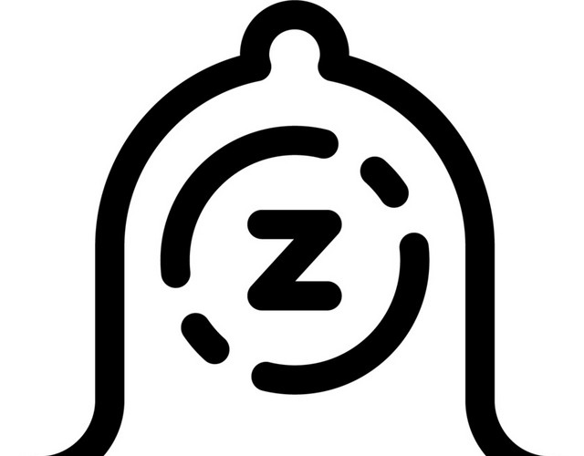 黑色卡通睡眠线条扁平图标