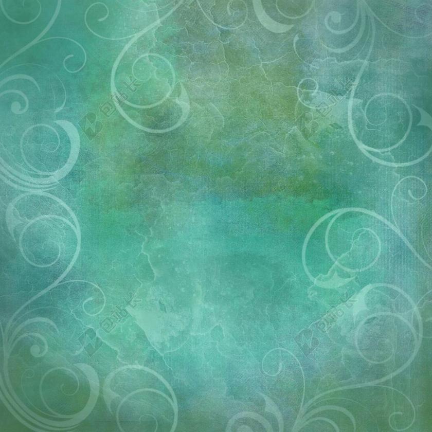 时尚绿松石漩涡背景图片