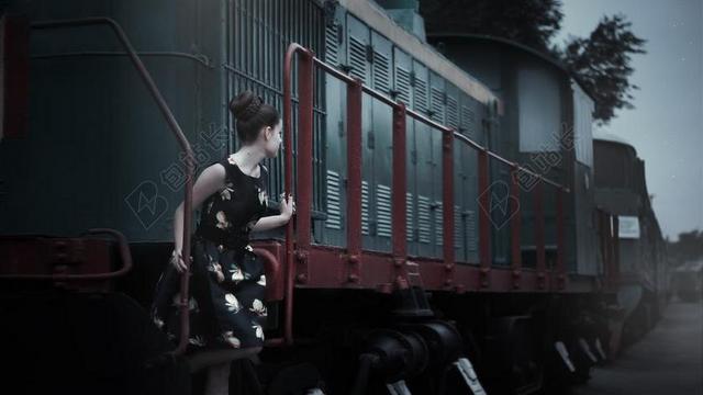 复古女郎背景图片