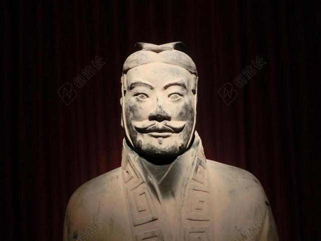 西安 勇士 老 雕像 博物馆 中国
